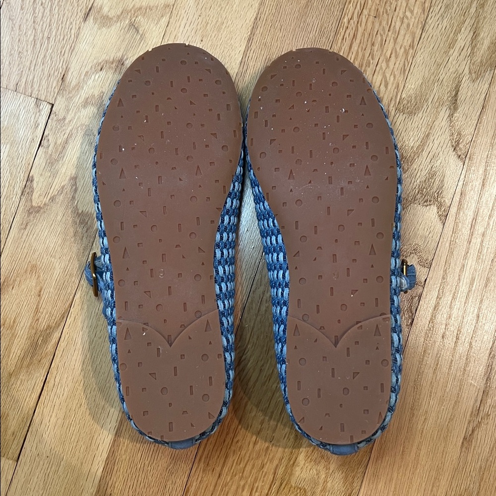 Charlotte Stone Raleigh Flats in Denim - Picture 4 of 5